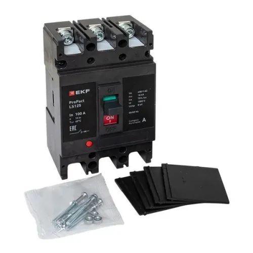 Выключатель автоматический LS125 18кА 3P 100А ProPact EKF mccb-125-18-3-100-ls фото 12