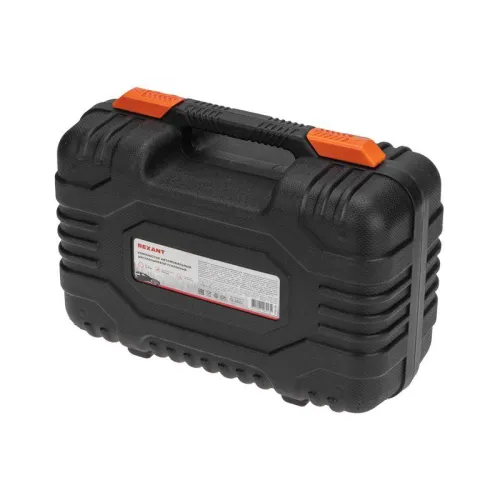 Компрессор автомобильный усиленный двухпоршневой в кейсе с набором инструментов (60л/мин 10 АТМ) Rexant 80-0524 фото 7