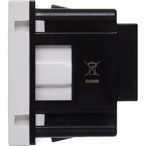 Розетка 2мод. 16А 250В 90град. с заземл. защ. шторки винт. зажимы бел. ИЭК Leg 4521047 фото 3