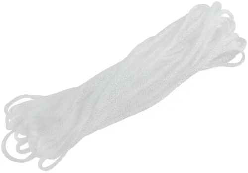 Шнур вязаный полипропиленовый без сердечника 5ммх20м р/н=50.8кгс КУРС 68345 фото 2