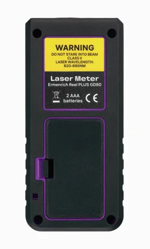 Рулетка лазерная Reel PLUS GD80 фиолет. Ermenrich 85315 фото 5