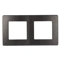 Рамка 2-м 12-5102-12 сатин графит Эра Б0052515