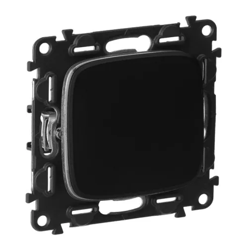 Выключатель 1-кл. СП Valena Allure 10А IP20 250В 10AX с лицев. панелью безвинтов. зажимы механизм антрацит Leg 752911 фото 5