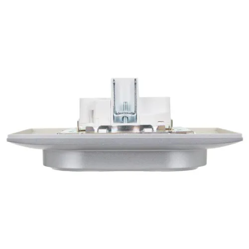 Розетка 2-м SKANDY 16А с заземл. без защ. шторок в сборе SK-R08S серебр. IEK SK-R21-16-K23-F фото 3