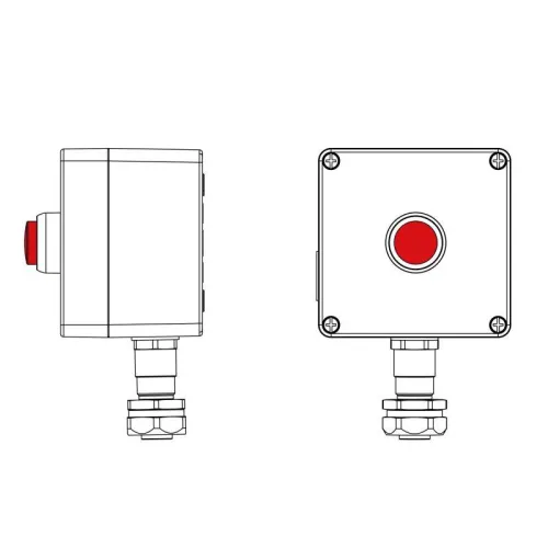 Пост управления взрывозащ. из алюм. CPE-A-12-(1xLR(250))-1xKAEPM2MHK-20(C)1Ex d e IIC Т5 Gb / Ex tb IIIC T95град.C Db IP66 DKC 2201.121.22.120I