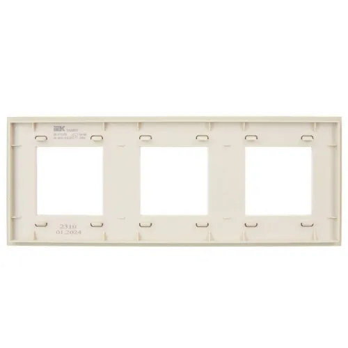 Рамка 3-м SKANDY SK-F23B стекло беж. IEK SK-M32-G-K10 фото 2