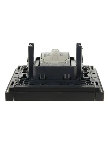 Розетка 2-м TV+SAT FORTE&PIANO FP138 черн. IEK FP-AF20-O-K02 фото 3