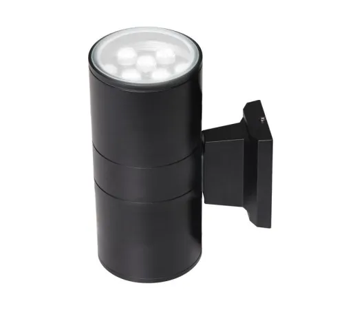 Светильник светодиодный архитектурный PWL-300110/30D 2х9Вт 6500К BL IP65 фасадный исполнение двухсторон. черн. Pro JazzWay 2857927B