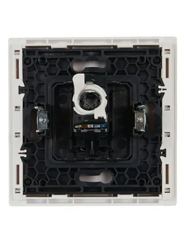 Розетка компьютерная RJ45 кат.5E FORTE&PIANO FP232 бел. IEK FP-K10-1-K01 фото 3
