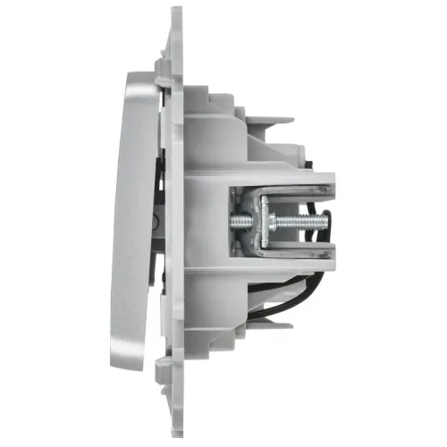 Выключатель проходной 1-кл. СП FLITE ВС61-1-1-ФлА 10А с индикацией механизм алюм. IEK FI-V12-1-10-1-K47 фото 3