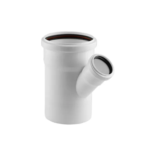 Тройник ELITE МК МПП 110/50х45 бел. RTP 36518