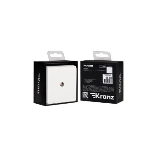 Розетка телевизионная TV СП ROUND MIELE перламутр Kranz KR-78-0723-1 фото 7