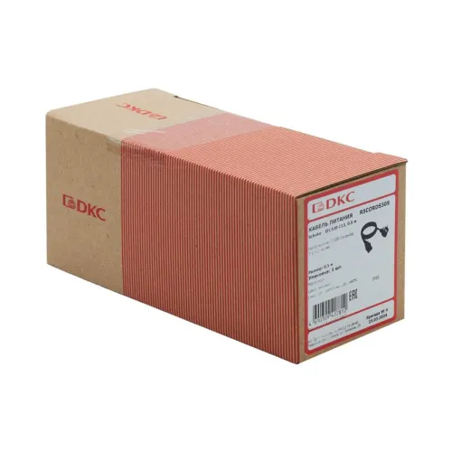 Кабель питания Sсhuko - IEC320 C13 0.5 м сечение 3х1.5кв.мм DKC R5CORDS305 фото 4