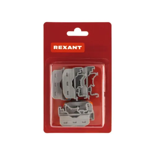 Клемма строительно-монтажная СМК проходная 222-422D 2п 0.08-4кв.мм с креплением на DIN-рейку сер. (уп.5шт) Rexant 07-5239-05 фото 7