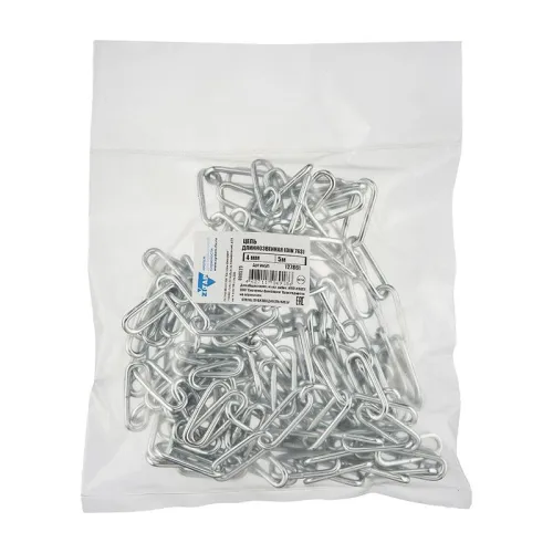 Цепь длиннозвенная 4мм DIN 763 (5м) Tech-Krep/Zitar 127861