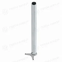 Ножка круглая регулируемая d60х820мм метал. хром (уп.1шт) Tech-Krep/Zitar 127490