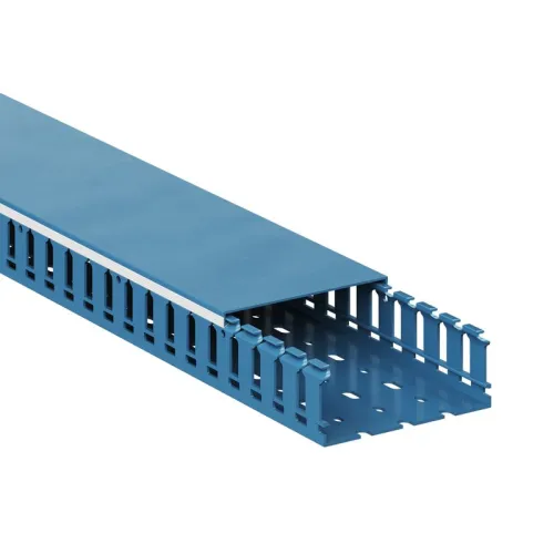 Кабель-канал перфорированный 100х40 L2000 RL12 син. DKC 00265RL фото 3