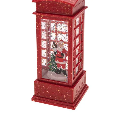 Светильник декоративный (фигура) "Телефонная будка" с эффектом снегопада и подсветкой Neon-Night 501-185 фото 6