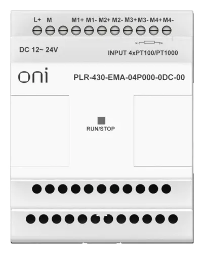 Модуль расширения входов выходов ПЛК 430 4 входа Pt100/Pt1000 24В DC ONI PLR-430-EMA-04P000-0DC-00 фото 3