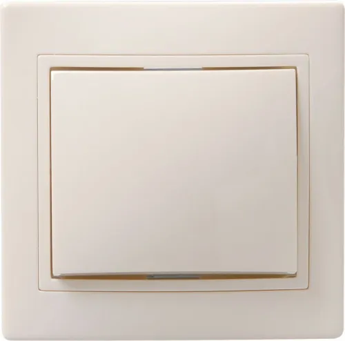 Выключатель 1-кл. 1п СП Кварта 10А IP20 ВС10-1-0-Км керамич. осн. крем. GENERICA EVK10-K33-10-K