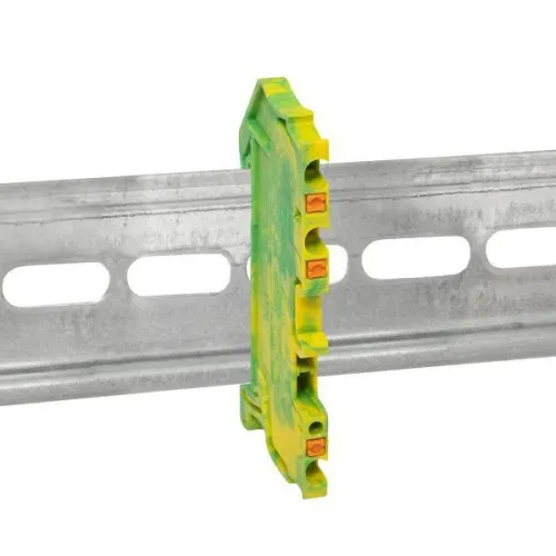 Колодка клеммная пружинная 1.5 Push-in 3 вывода земля EKF PIT-1.5-3-pe фото 7