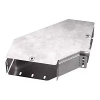 Угол для лотка горизонтальный 90град. 200х80 Стандарт с крышкой Промрукав PR16.0418