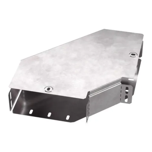 Угол для лотка горизонтальный 90град. 200х80 Стандарт с крышкой Промрукав PR16.0418