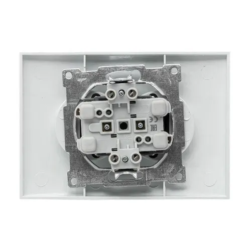 Розетка 2-м СП Валенсия 10А IP20 без заземл. защ. шторки бел. PROxima EKF EWR10-102-10 фото 4