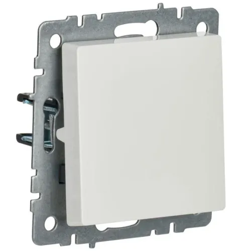 Выключатель 1-кл. СП BRITE ВС10-1-4-БрБ 10А самовозвратн. механизм бел. IEK BR-V14-0-10-K01 фото 5