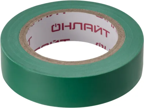 Изолента ПВХ 61 880 OIT-B15-10/G зел. ОНЛАЙТ 61880 фото 2