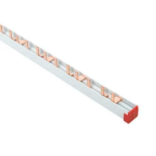 Шина соединительная PIN 3ф 63А мед. изол. 54мод (дл.1м) EKF pin-03-63 фото 2