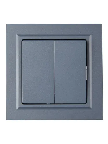 Выключатель 2-кл. СП BRITE ВСР10-2-0-БрМ 10А в сборе маренго IEK BR-V20-0-10-K35-F фото 6