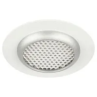 Светильник KL109 MR16 GU5.3 встраив. алюм. WH/SL бел./серебро матов. ЭРА Б0061829