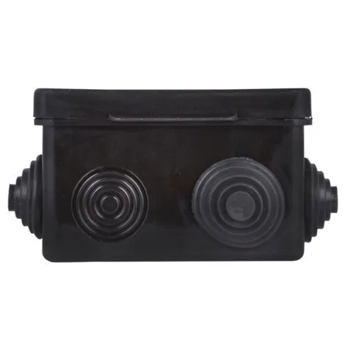 Коробка распаячная КМР-030-031 с крышкой 80х80х50 7 мембранных вводов IP54 черн. EKF plc-kmr-030-031-2b фото 2