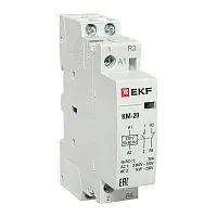 Контактор модульный КМ 20А NО+NC (1 мод.) EKF km-1-20-11