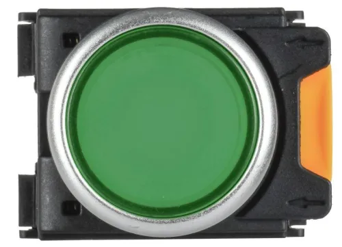 Кнопка d22мм 1НО+1НЗ MASTER с подсветкой зел. IEK MI-BT60-11D-3-12-K06 фото 4