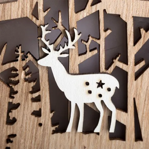 Фигура деревянная "Звездочка" 24х13х3.6см с подсветкой Neon-Night 504-022 фото 8