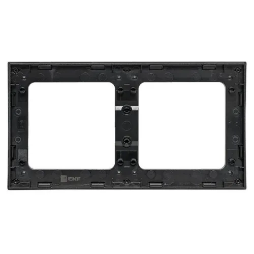 Рамка 2-м Стокгольм черн. PROxima EKF EXM-G-303-30 фото 6
