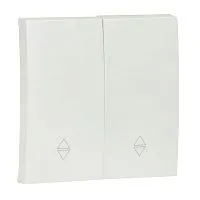 Панель лицевая Валенсия для 2-кл. выключателя проходного 10А жемчуж. PROxima EKF ESV10-L-027-50