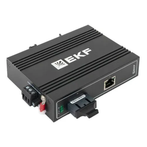 Медиаконвертер 10/100/1000Base-TX в 1000Base-X разъем SC двойн. одномодовое оптоволокно 1310нм TSX EKF TSX-MC-1GX1GT-SC фото 12