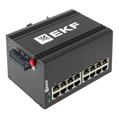 Коммутатор управляемый промышленный уровня L2 ML2-16GT 16 портов 10/100/1000Base-T(X) RJ45 монтаж на DIN-рейку TSX EKF TSX-ML2-16GT фото 12