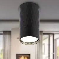 Светильник OL31 BK MR16 GU10 IP20 настенно-потолочный спот черн. ЭРА Б0056374