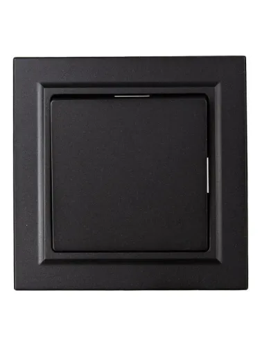 Выключатель 1-кл. СП BRITE ВСР10-1-0-БрЧ 10А в сборе черн. IEK BR-V10-0-10-K02-F фото 2