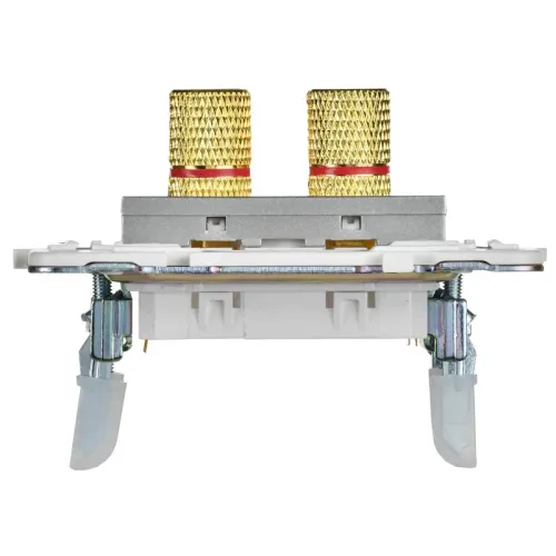 Аудиорозетка 4-м SKANDY SK-A01S серебр. IEK SK-S40-K23 фото 2