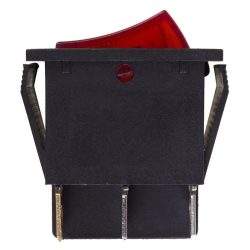 Выключатель клавишный 2-м 250В 15А (6с) ON-OFF красн. с подсветкой (RWB-511 SC-797) Rexant 36-2410 фото 5