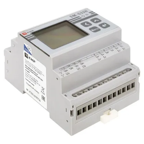 Прибор измерительный многофункциональный G33H на DIN-рейку ЖКИ PROxima EKF sm-g33h фото 5