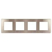 Рамка 4-м 12-5104-13 сатин бронза Эра Б0052536