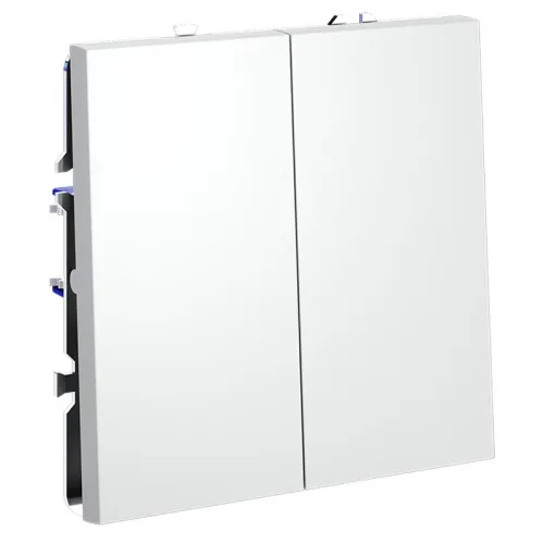 Выключатель 2-кл. СП S70 10А механизм бел. матов. Voltum VLS020102 фото 4