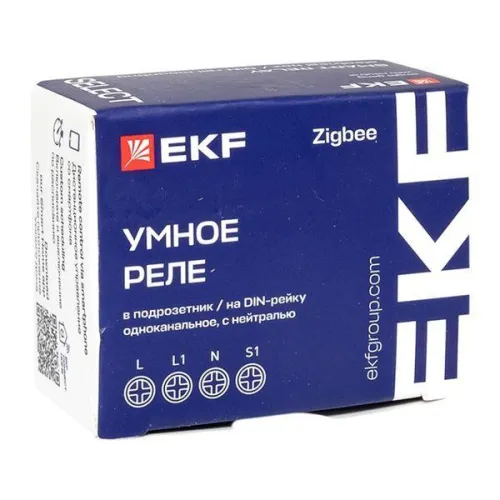 Реле умное в подрозетник 1-канальное Zigbee Connect Select с нейтралью EKF ssh-1g-zb фото 10