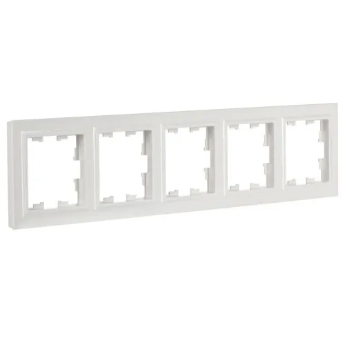 Рамка 5-м BRITE РУ-5-БрБ бел. IEK BR-M52-K01 фото 5